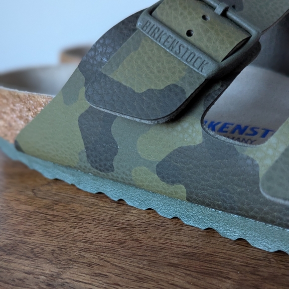 NEW Birkenstock Arizona Soft Footbed Desert Soil Camo Green Size 38 L 7-7.5 M 5 - Picture 12 of 12